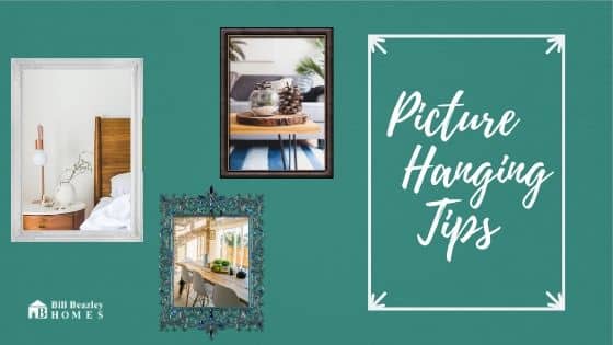 Picture hanging tips banner
