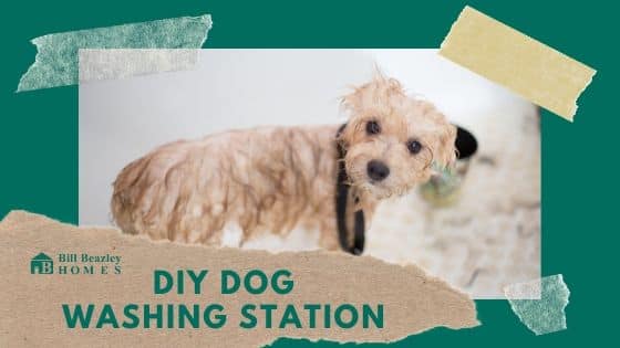 DIY dog washing station banner