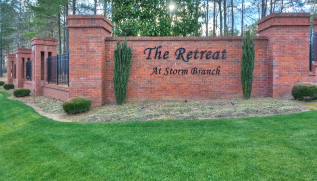 The Retreat front entrance.