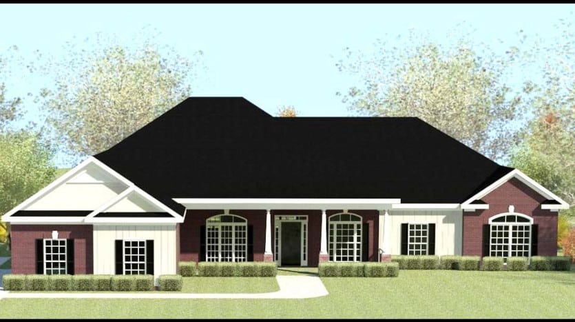 A rendering of Charleston 4 brick.