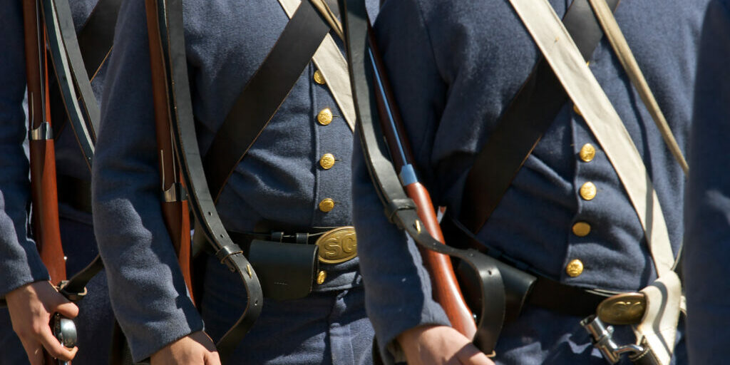 US Civil War re-enactors